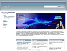 Tablet Screenshot of lamp.aracomp.com.br